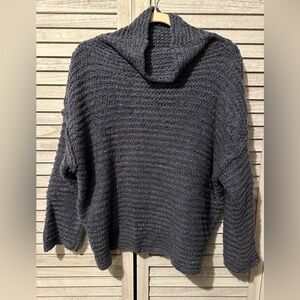 Aerie navy Cowl Neck Sweater